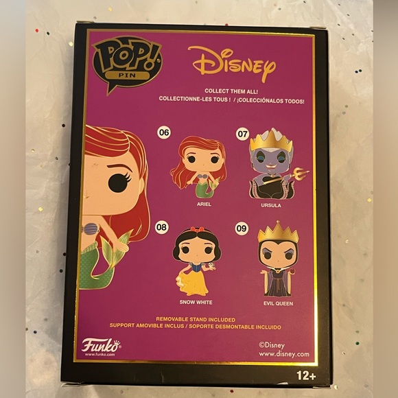 NIB Funko Disney Little Mermaid POP! Pins Ariel Large Enamel Pin Wave 3 - Picture 3 of 5